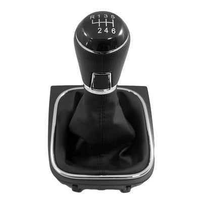 Топка скоростен лост с маншон от еко кожа 6 скорости за VW Golf Mk 5, Mk 6, Scirocco Mk3, Jetta Mk6, VW EOS ОЕМ 1K0711113