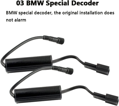Комплект LED Angel Eyes крушки за BMW – CANBUS, бяла светлина, Plug & Play