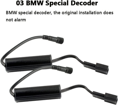 Комплект LED Angel Eyes крушки за BMW – CANBUS, бяла светлина, Plug & Play