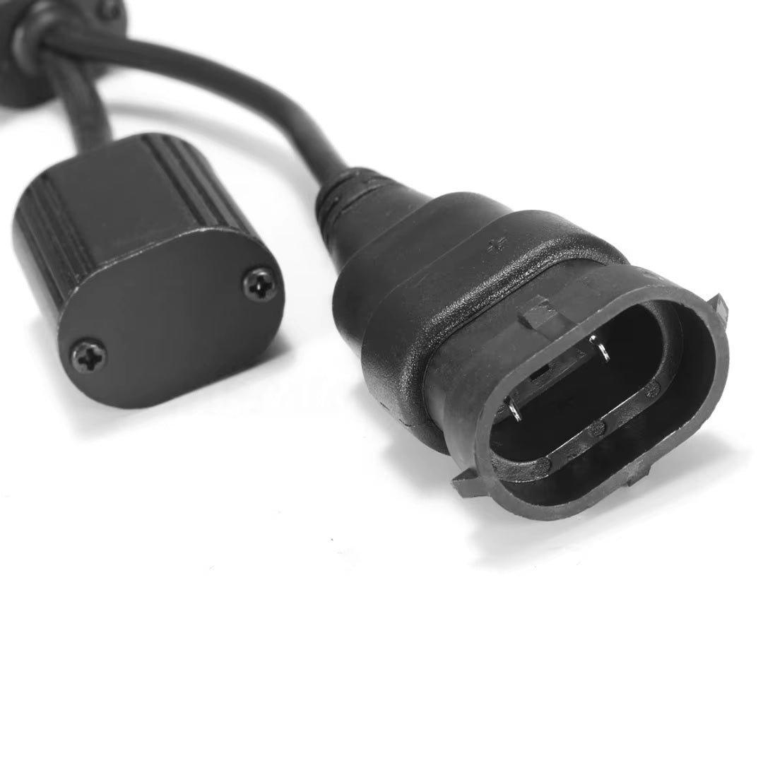 Комплект H8 40W LED Angel Eyes крушки за BMW – CANBUS, жълта / оранжева светлина, OEM 63217760782