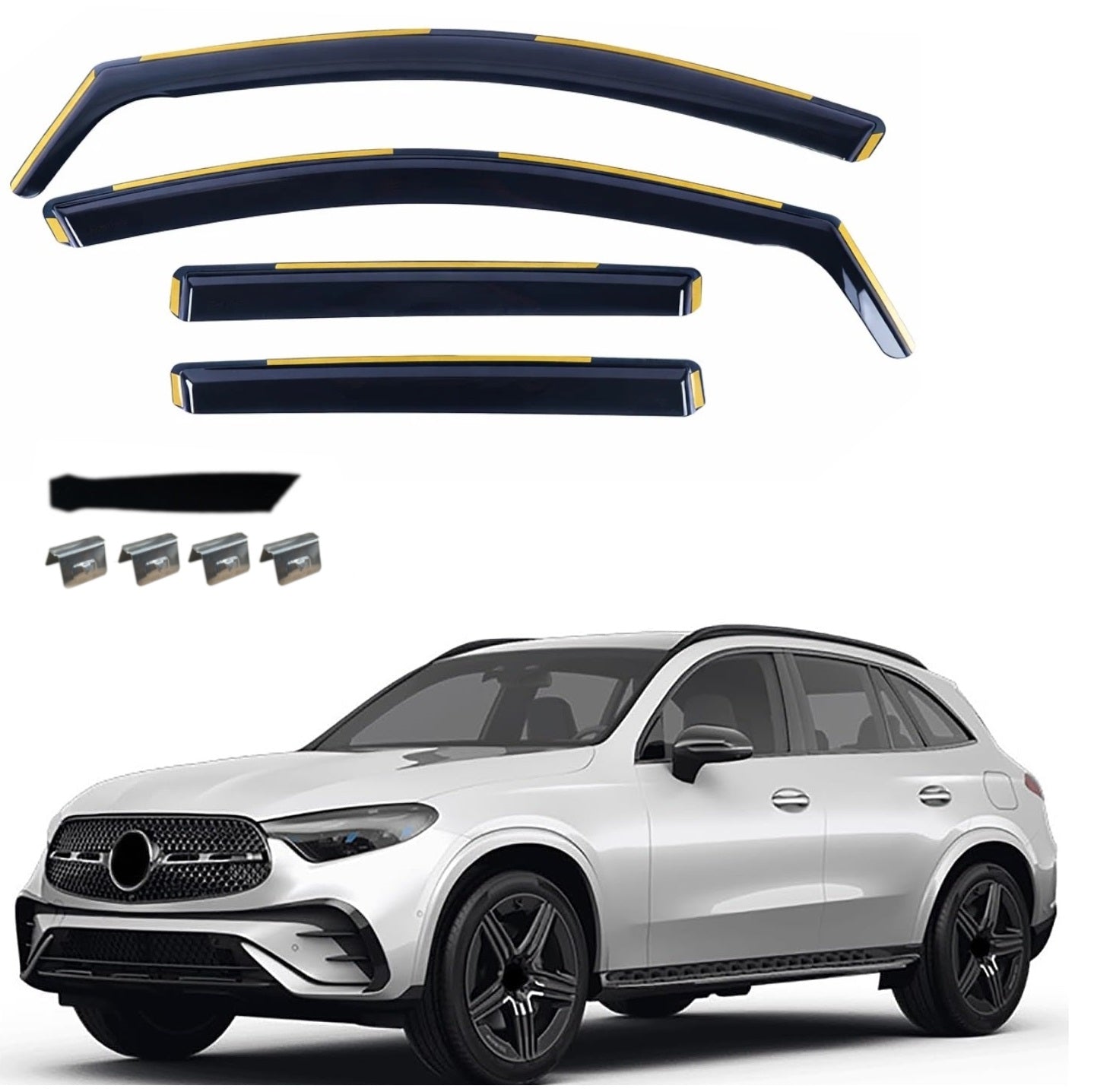 Комплект от 4бр. ветробрани за Mercedes-Benz GLC (X254) 2022г.+