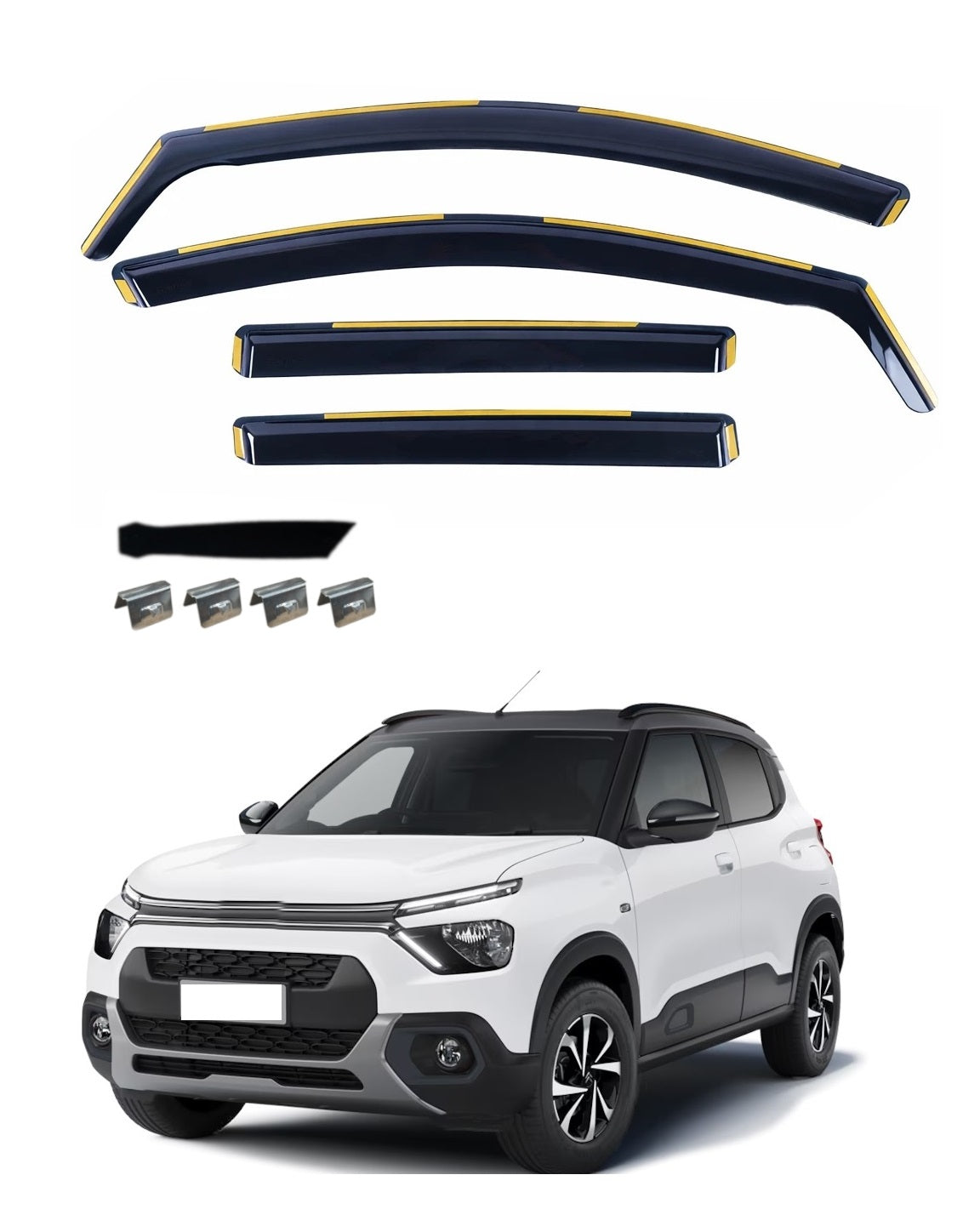 Комплект от 4бр. ветробрани за CITROEN C3 IV 2024+