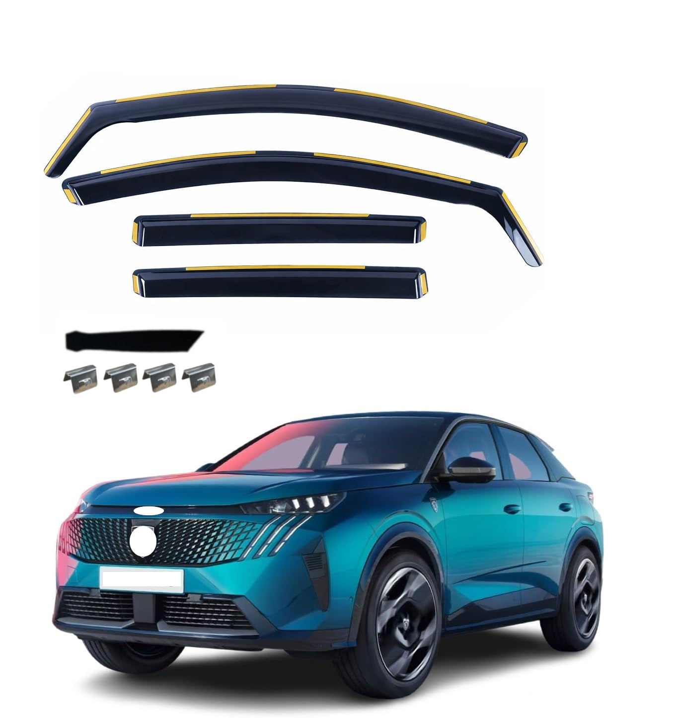 Комплект от 4бр. ветробрани за PEUGEOT 3008 2024 г. +