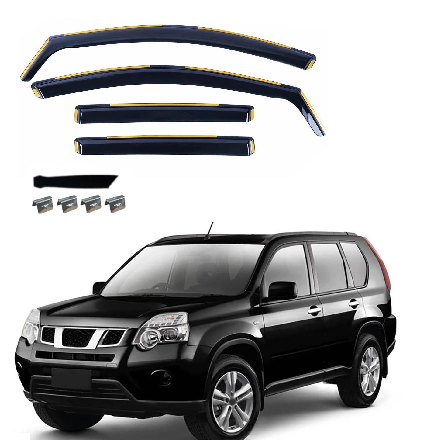 Комплект от 4бр. ветробрани за NISSAN ROGUE / X-TRAIL II (T31) 2008 - 2013 г.