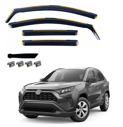Комплект от 4бр. ветробрани за TOYOTA RAV4 V 2019 г. +