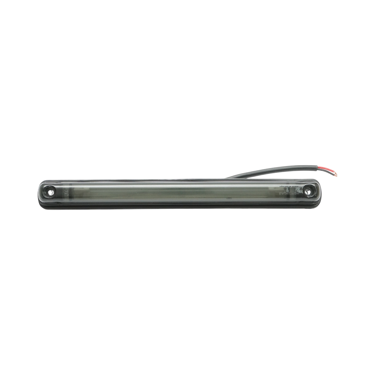 Червен LED габарит/контурна светлина – Опушен 6 Диода 24V 240 mm