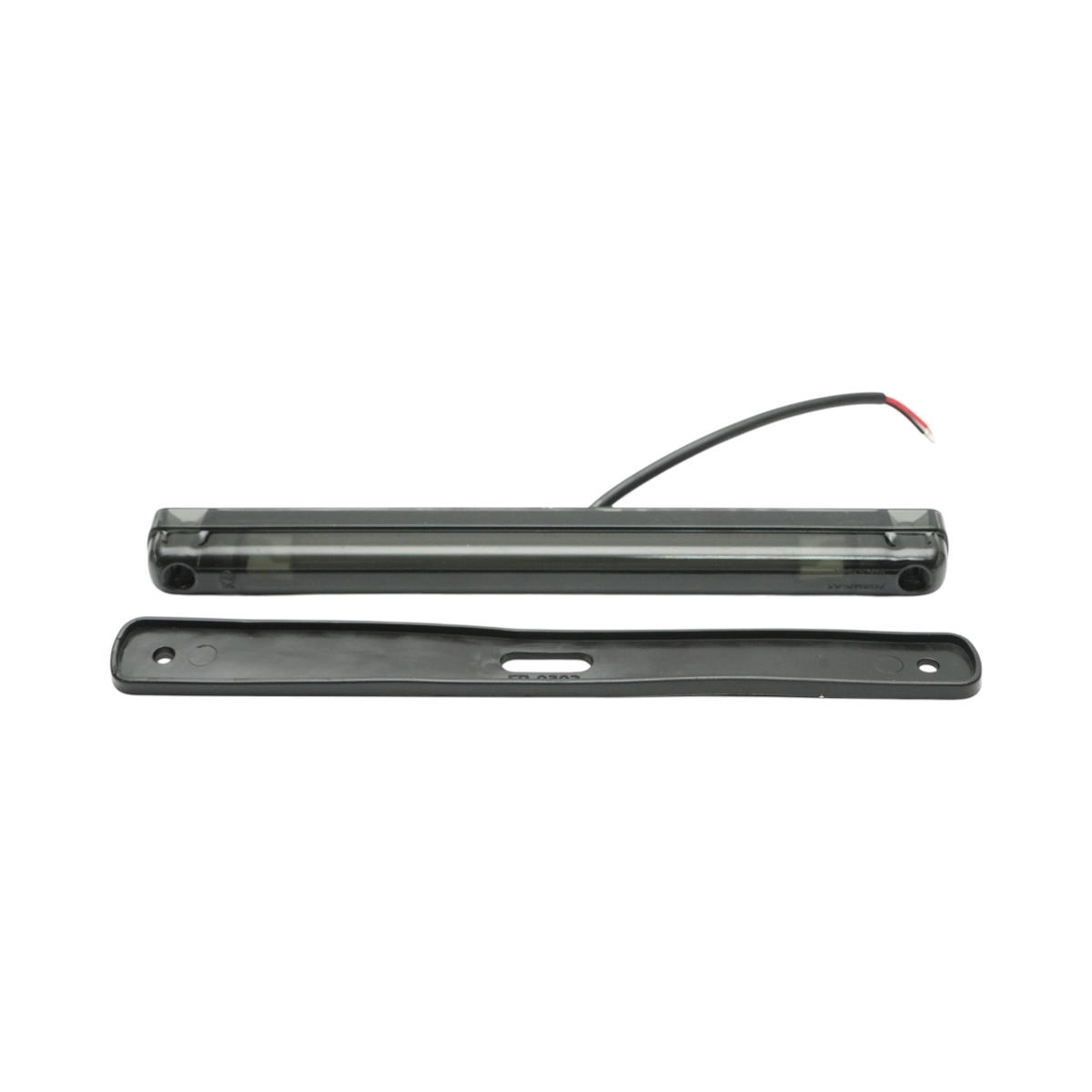 Червен LED габарит/контурна светлина – Опушен 6 Диода 24V 240 mm
