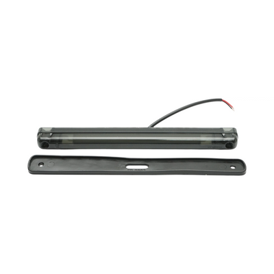 Червен LED габарит/контурна светлина – Опушен 6 Диода 24V 240 mm