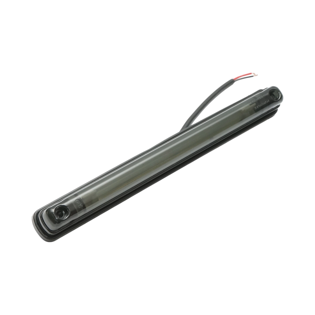 Червен LED габарит/контурна светлина – Опушен 6 Диода 24V 240 mm