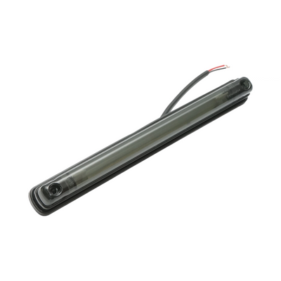 Червен LED габарит/контурна светлина – Опушен 6 Диода 24V 240 mm