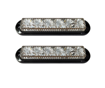 LED аварийна / сигнална лампа (Flash) – Бяла 6 Диода 4 режима 12V-24V