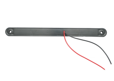 Жълт LED габарит / маркер – Опушен 15 Диода 12V-24V 240 mm