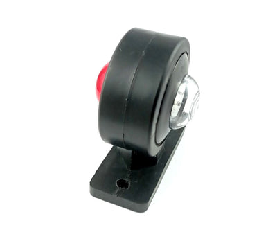 Мини LED Габаритна Светлина тип рогче - Червен / Бял 12V-24V