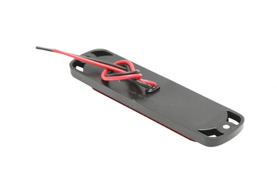 Червена LED Сигнална / Аварийна Блиц светлина - 6 диода 12V-24V