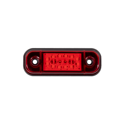 Червена LED Габаритна светлина / маркер - 12 диода 12V-24V