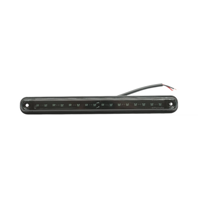 Червен LED Габарит / Маркер - Опушен 16 диода 12V-24V 235mm
