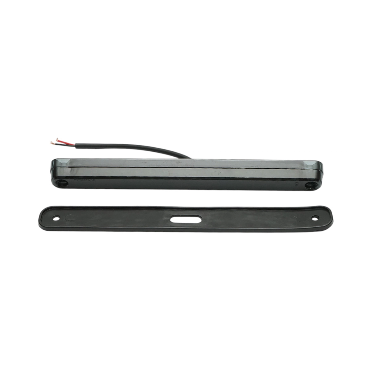 Червен LED Габарит / Маркер - Опушен 16 диода 12V-24V 235mm