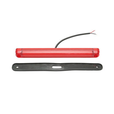 Червен LED Габарит / Маркер с NEON ефект - 16 диода 12V-24V 235mm