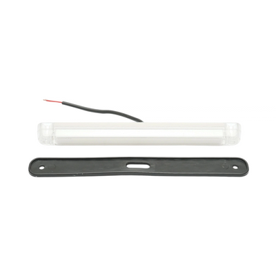 Бял LED Габарит / Маркер с NEON ефект - 16 диода 12V-24V 235mm