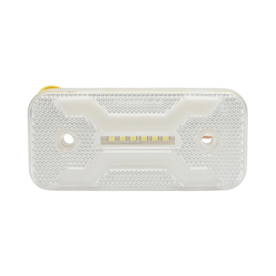 Бял LED Габарит / Маркер X Neon ефект – 30 диода 2 функции 12V/24V