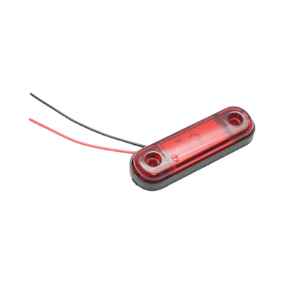 Червена LED Габаритна светлина / Маркер - 3 диода 12V-24V