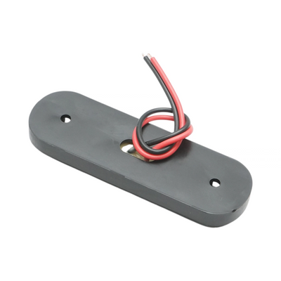 Жълта LED Габаритна светлина / Маркер - Опушен 3 диода 12V-24V