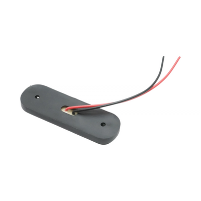 Бяла LED Габаритна светлина / Маркер - Опушен 3 диода 12V-24V