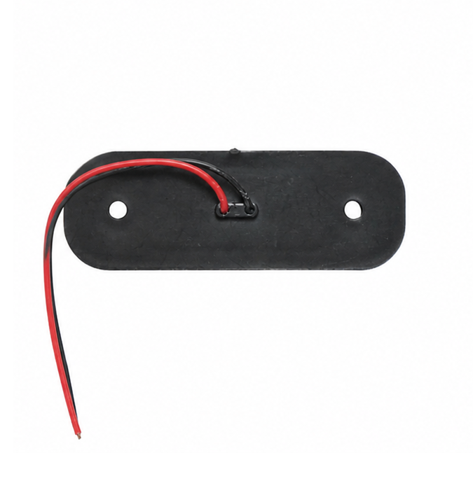 Жълта LED Габаритна светлина / маркер - Опушен 12 диода 12V-24V