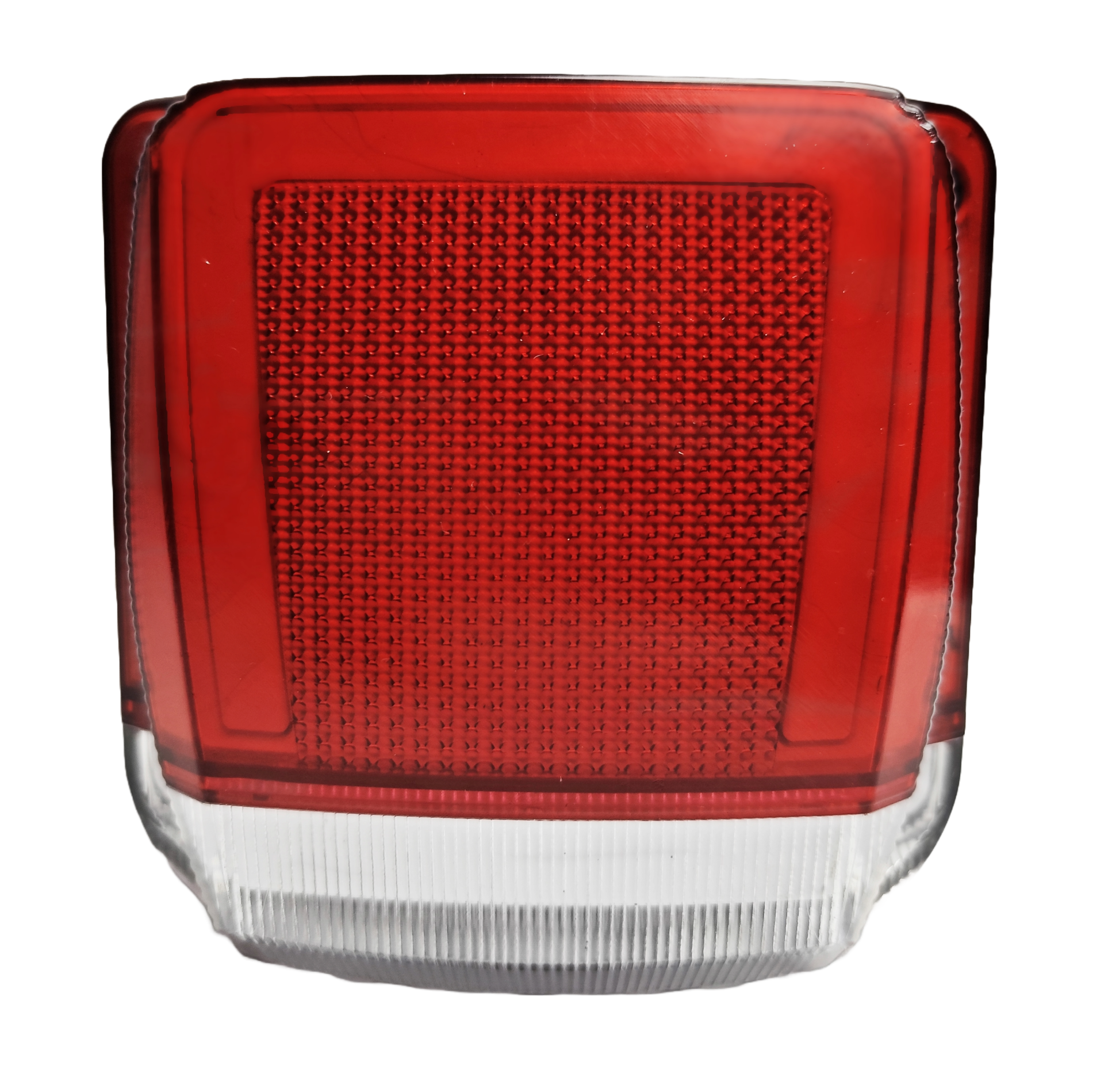 Комплект LED Плафони за Регистрационен номер Бели с Червен Neon Габарит - 12V / 24V