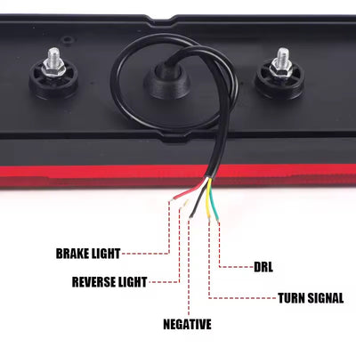 Универсални LED Стопове 12V 24V с Бягащ Мигач, Стоп, Габарит и Заден Ход E9 Сертифицирани Комплект от 2 броя