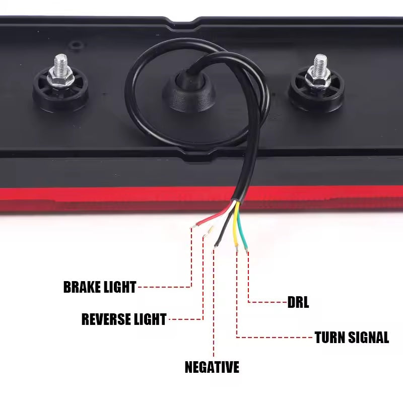 Универсални LED Стопове 12V 24V с Бягащ Мигач, Стоп, Габарит и Заден Ход E9 Сертифицирани Комплект от 2 броя