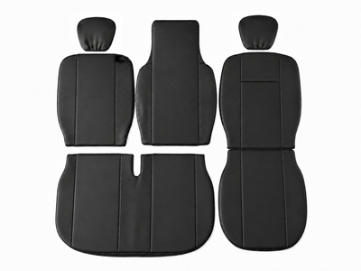 Комплект 2+1 Тапицерия за RENAULT MASTER III 2010-2019 – Еко кожа, Черна, 6 части