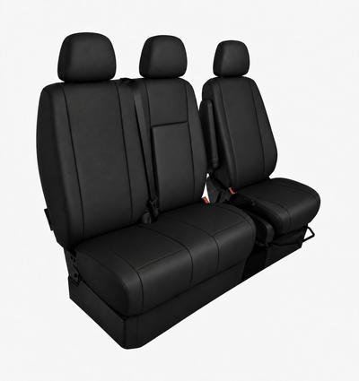 Комплект 2+1 Тапицерия за MERCEDES SPRINTER W906 2006-2018 – Еко кожа, Черна, 8 части
