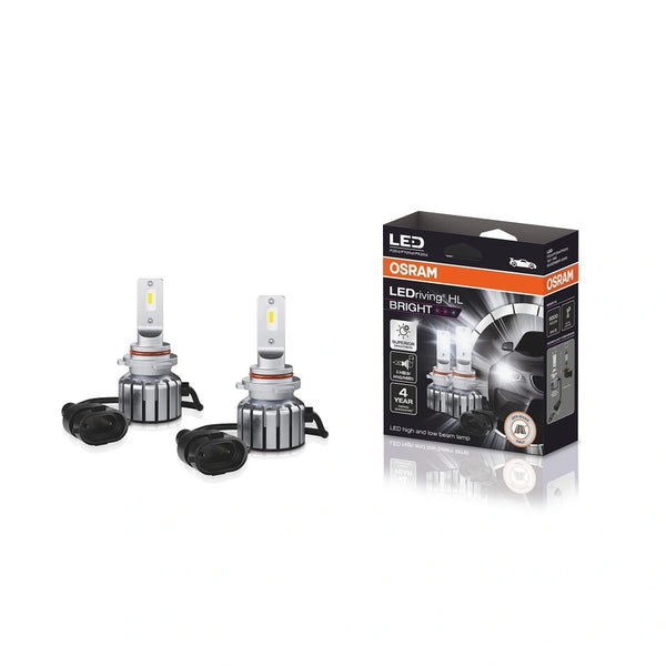 Комплект от 2бр Лед Led Диодни Крушки Osram HB3 / H10 / HIR1 LEDriving HL BRIGHT +300% за фарове 12V