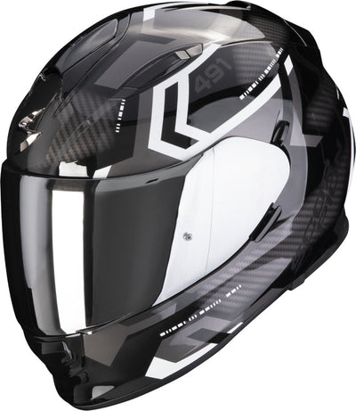 КАСКА SCORPIONS EXO 491 SPIN BLACK/WHITE