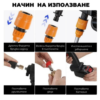 Преносима акумулаторна водоструйка JetSpark®