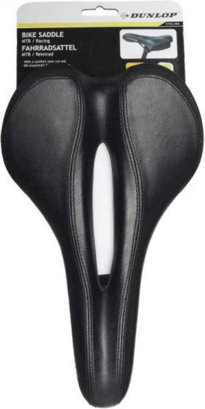Спортна седалка за велосипед колело 27 x 17cm черна Dunlop