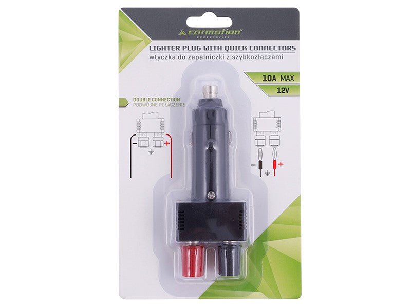 Букса за запалка с бързи конектори бърза връзка 12V Carmotion