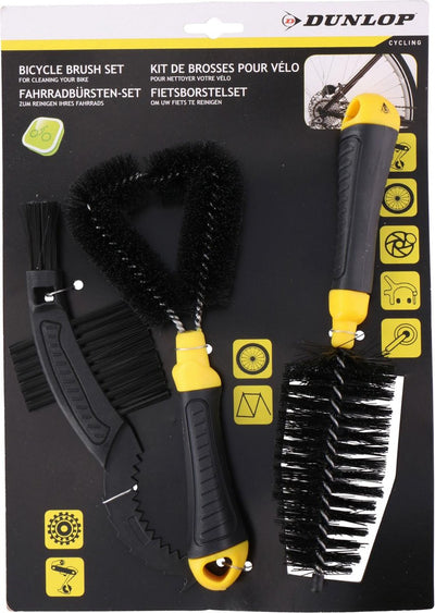 Комплект от 3бр. четки за почистване за велосипед колело Dunlop