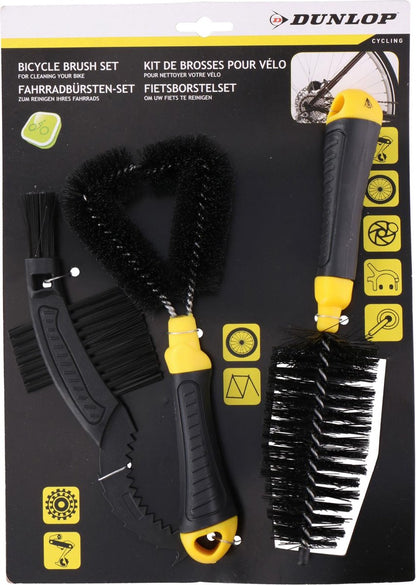 Комплект от 3бр. четки за почистване за велосипед колело Dunlop