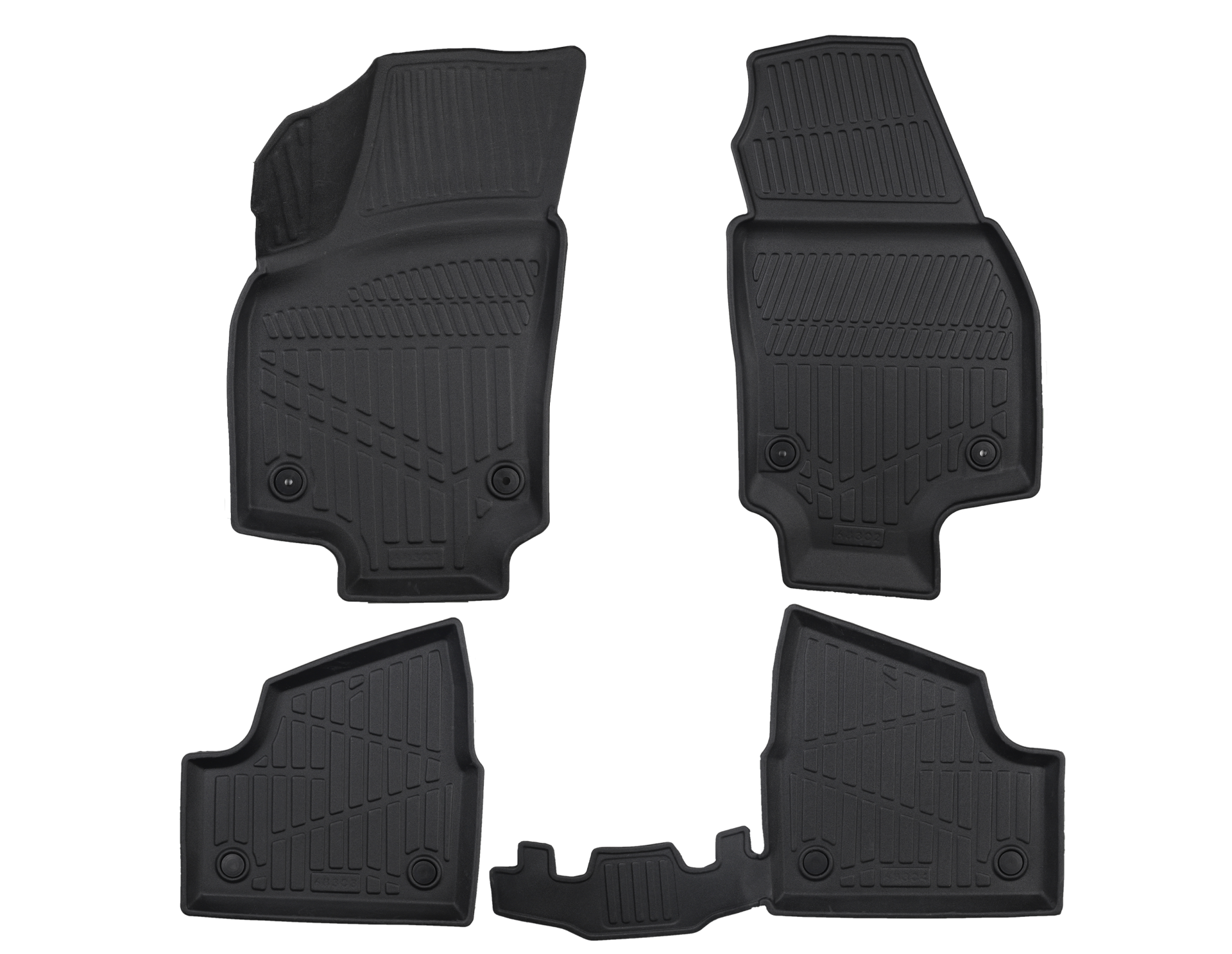 3D гумени стелки Erpassan за Opel Astra H 2004-2013 – комплект 4 бр. за салон