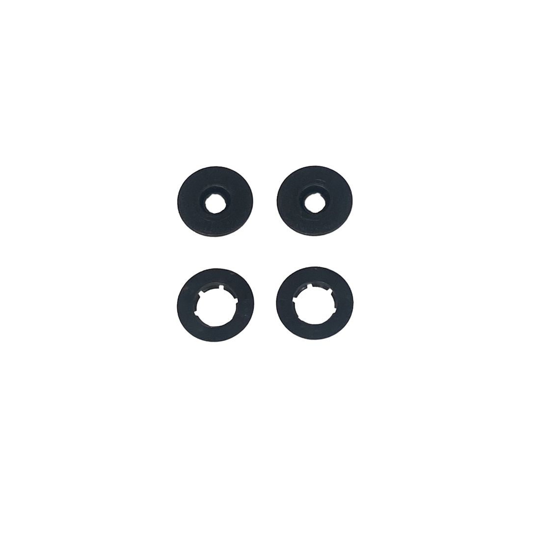 Пластмасови щипки за стелки към пода  - кръгли с винт за пода - цвят бежов - 4бр.