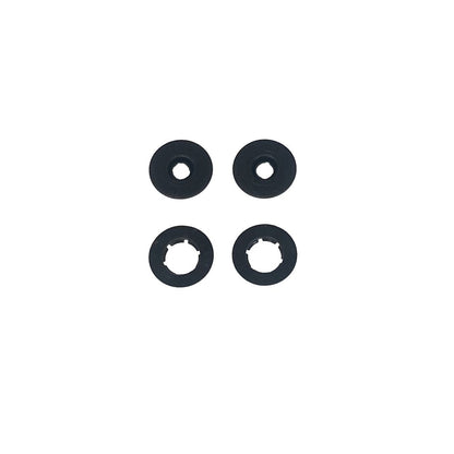 Пластмасови щипки за стелки към пода  - кръгли с винт за пода - цвят бежов - 4бр.