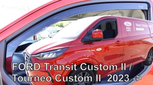 ВЕТРОБРАНИ ЗА FORD TRANSIT CUSTOM / TOURNEO CUSTOM (2023+) - 2БР. ПРЕДНИ