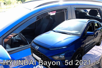 ВЕТРОБРАНИ ЗА HYUNDAI BAYON (2021+) - 4БР. ПРЕДНИ И ЗАДНИ