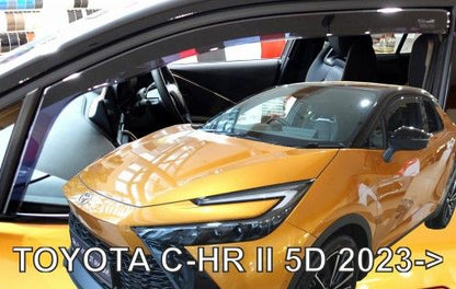 ВЕТРОБРАНИ ЗА TOYOTA C-HR (2023+) - 2БР. ПРЕДНИ
