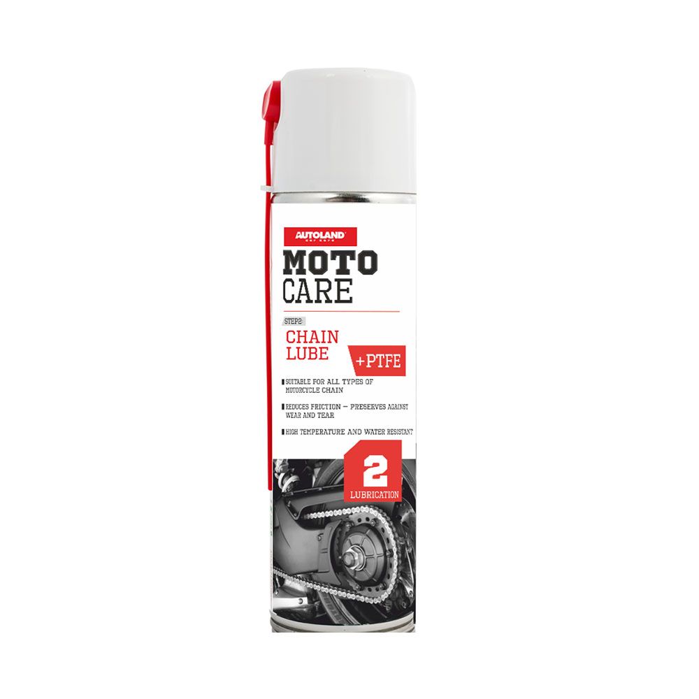 MOTO CARE СМАЗКА ЗА ВЕРИГИ С ТЕФЛОН, АЕРОЗОЛ 500МЛ