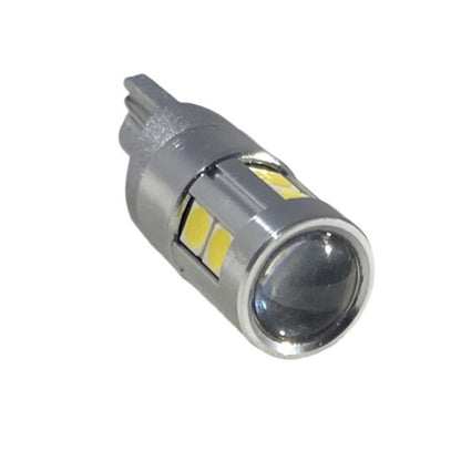 Лед крушки тип T10 с 10 диода 3030 и лупа