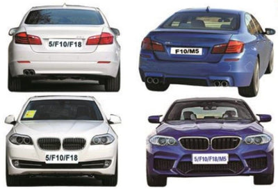 БОДИ КИТ ЗА BMW F10 / F18 (2010-2017) - M5 ДИЗАЙН, G30 LOOK