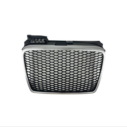 Решетка без емблема за Audi A4 B7 (2004-2008) - RS Look - Силвър / Мат